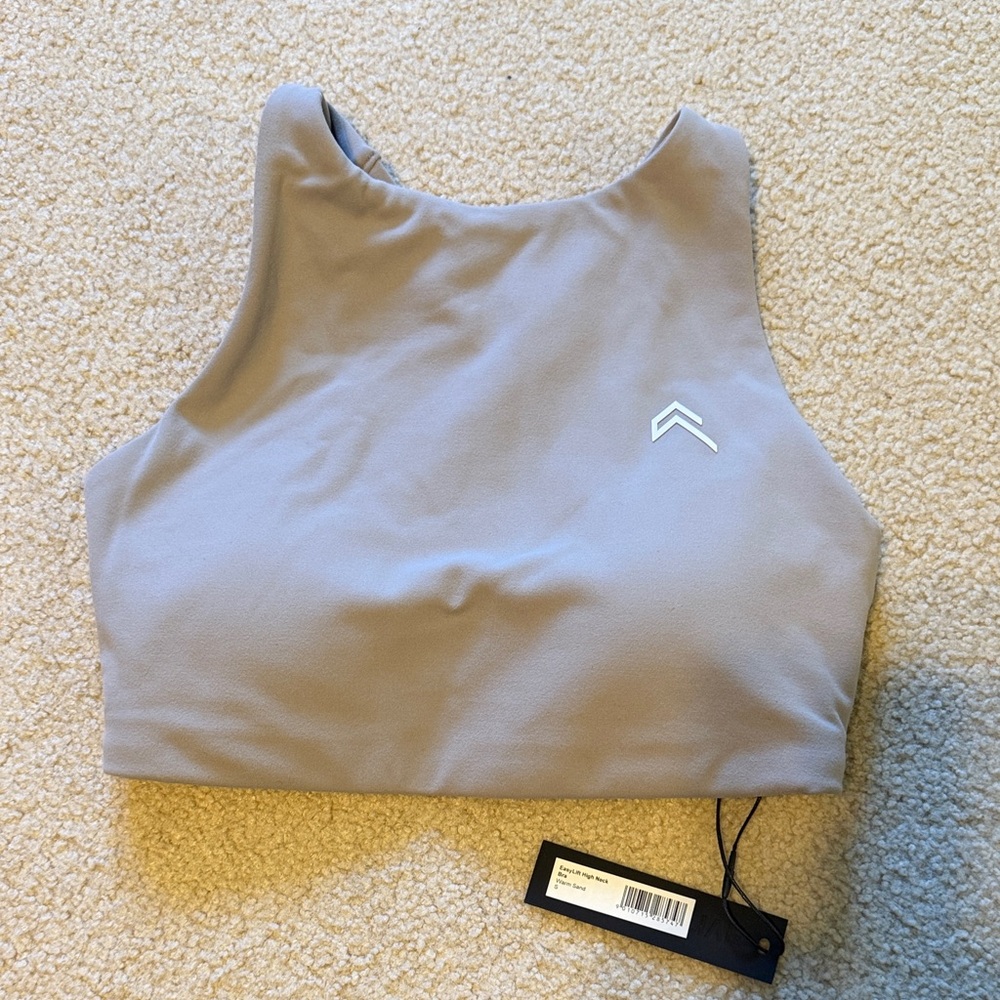 Oner Active EasyLift High Neck Bra in Warm Sand